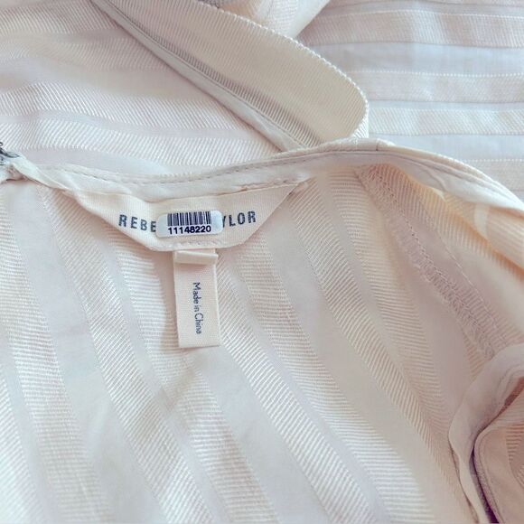 Rebecca Taylor Sleevless Peplum Top Size 2 - Picture 7 of 7